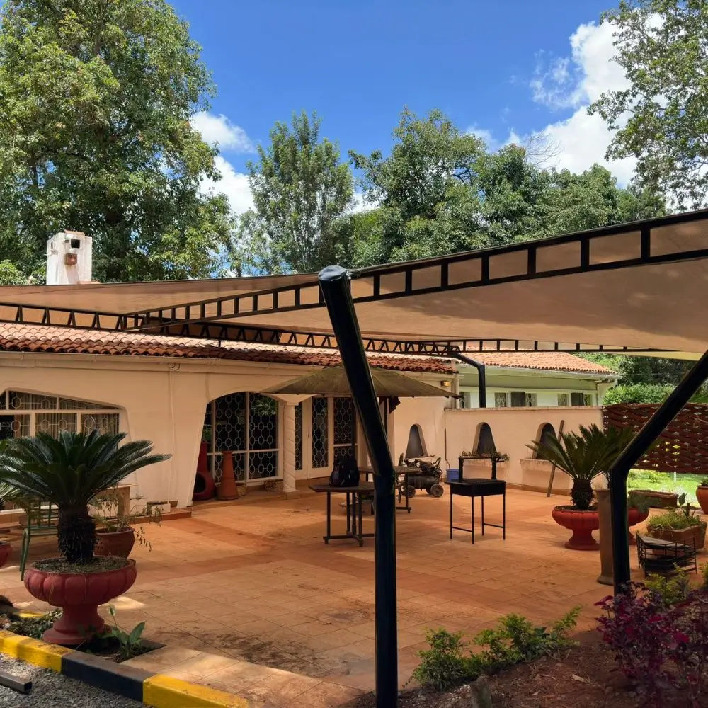 Modern Shade Sails Installation in Kenya | Stylish Outdoor Shades by Diamond Canopies