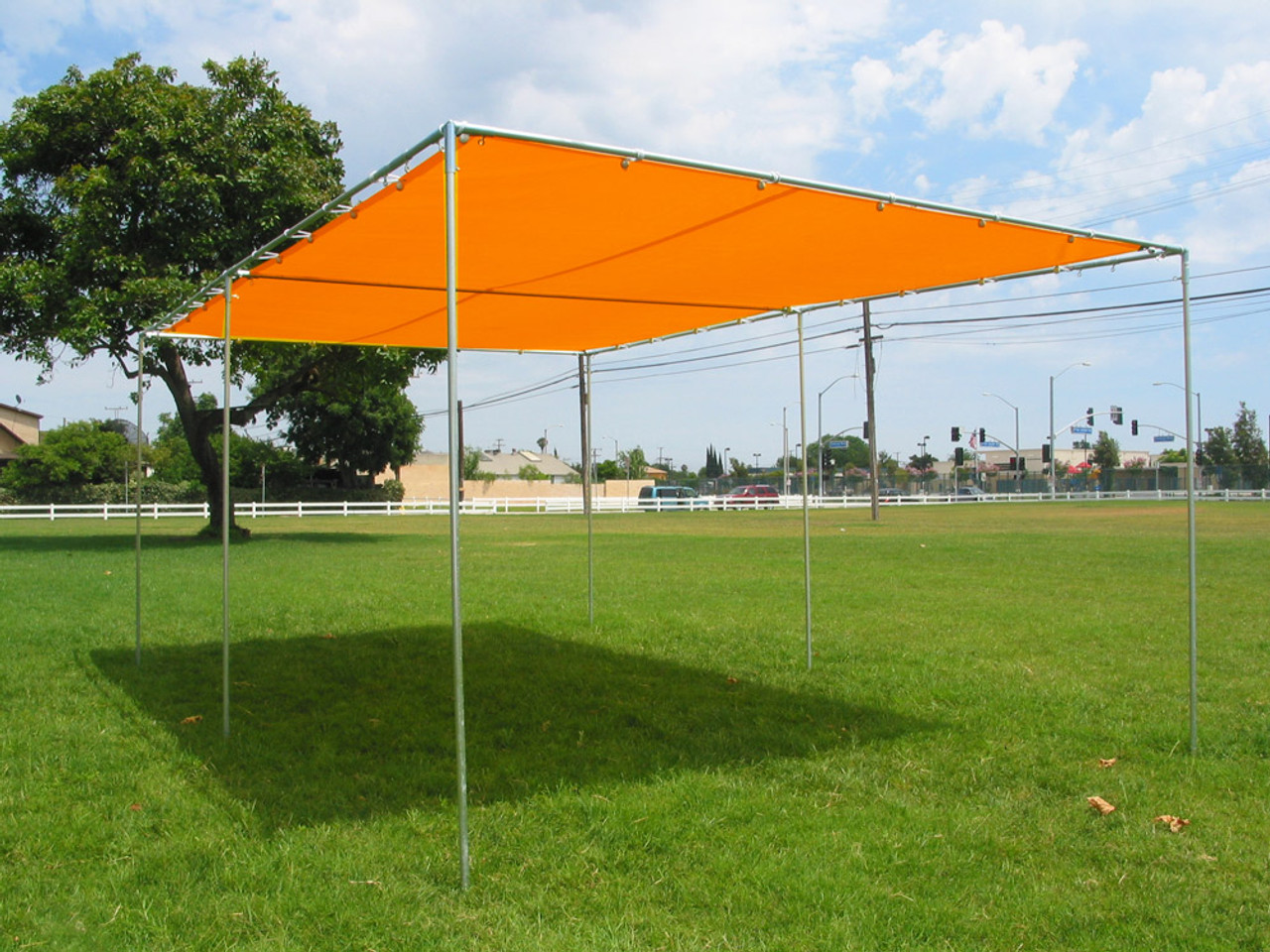modern shade sails installation